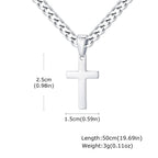 Mprainbow Cross Cuban Necklace