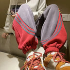 Spliced Cotton Terry Sweatpants