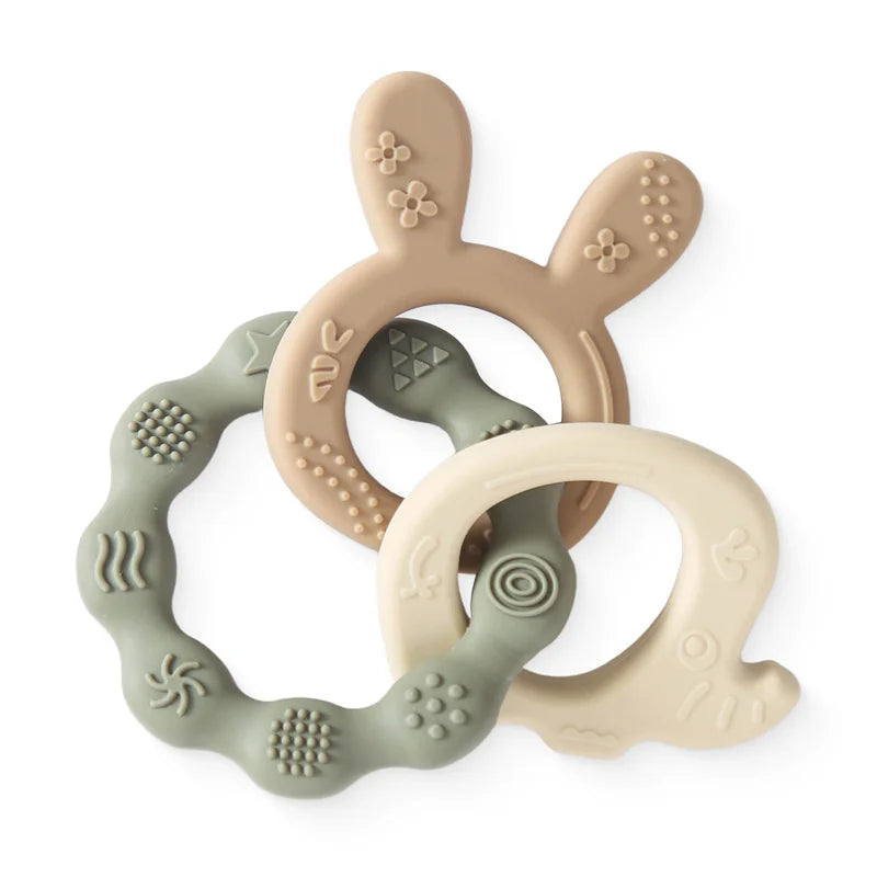 Cartoon Silicone Teething Toy