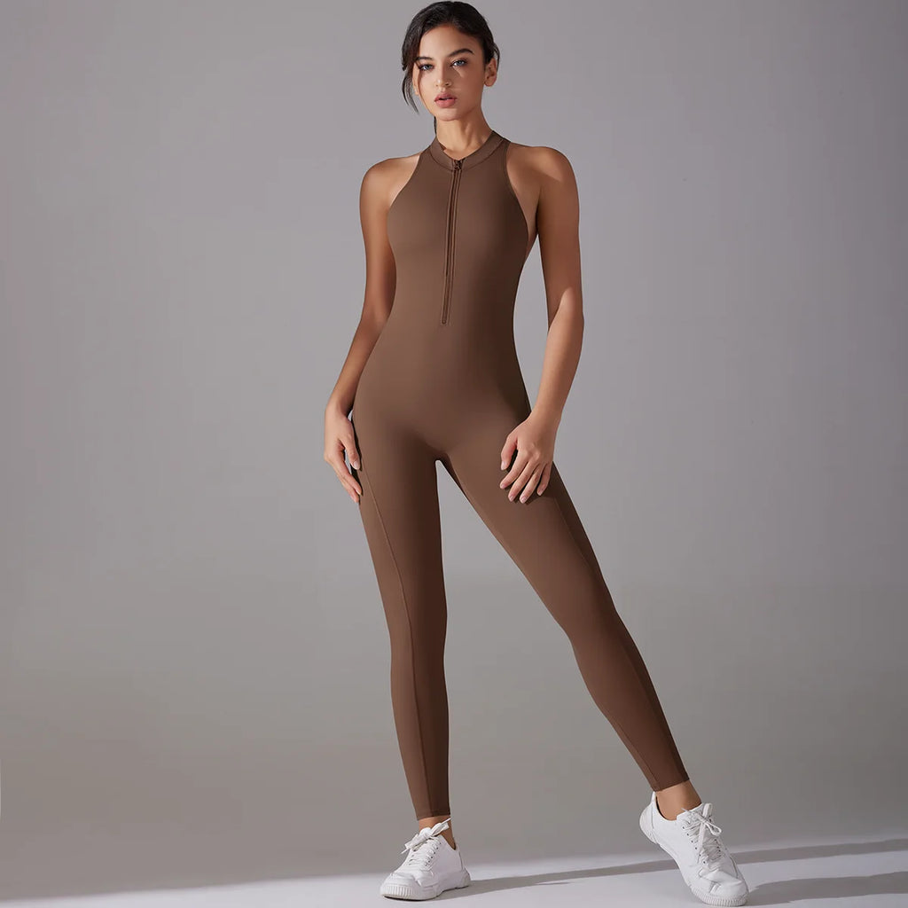 Nylon Solid Sleeveless True-To-Size Fit Shaping Bodysuit