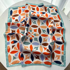 Print Silk Square Neckerchief