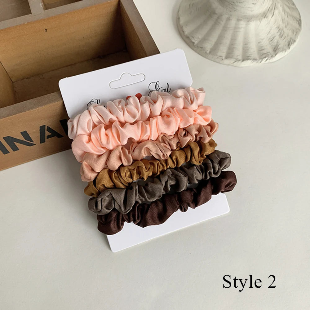 Satin Scrunchie Set