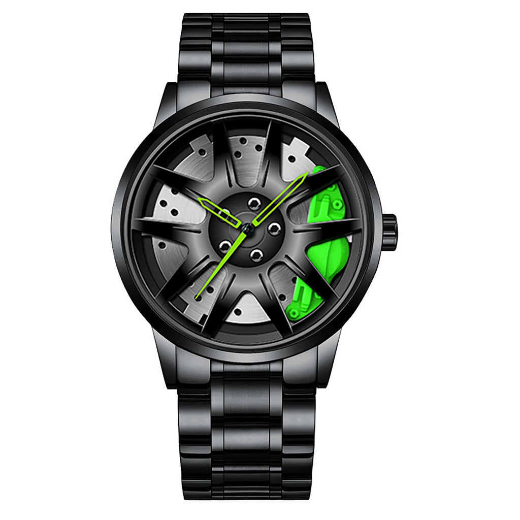 Luxfacigoo Car Wheel Quartz Watch