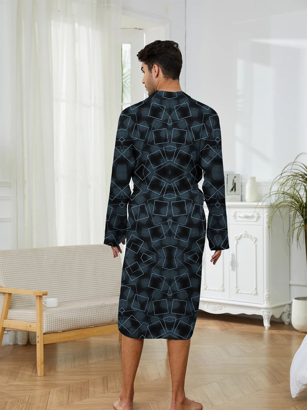 Long Robe Spring Autumn Bathrobe
