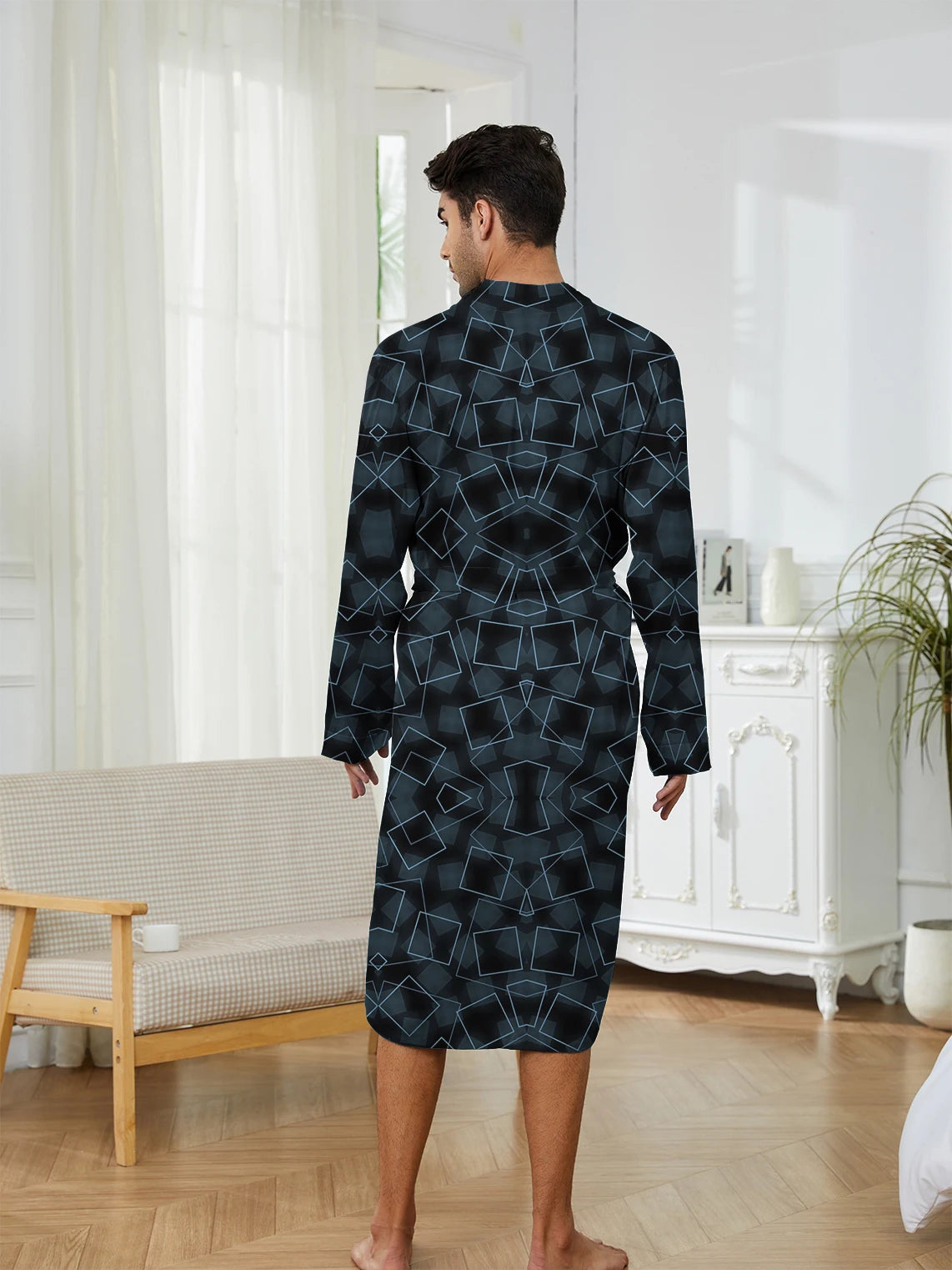Long Robe Spring Autumn Bathrobe