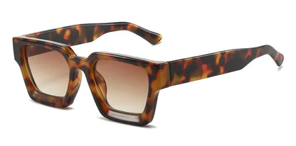 Steampunk square sunglasses