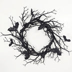 Bat Branch Halloween Wreath