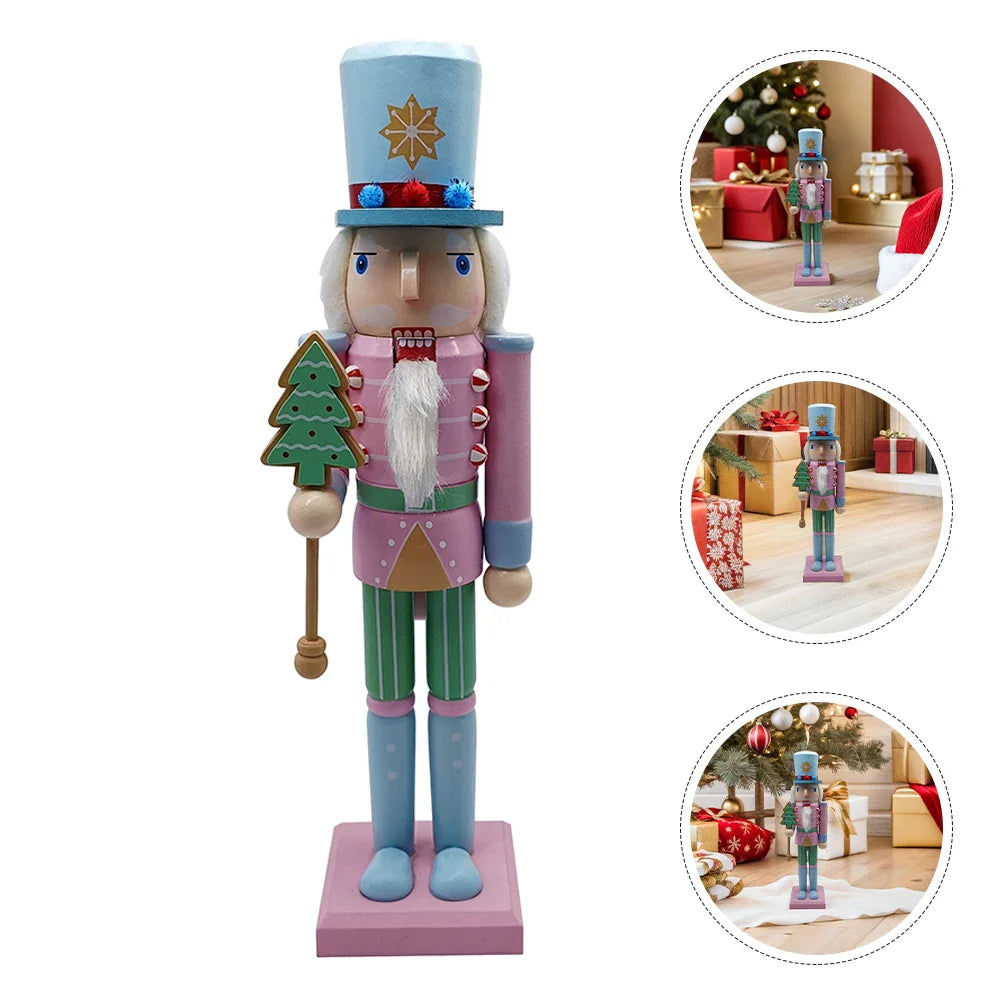 Christmas Nutcracker Soldier Ornament – Traditional Wooden Figurine