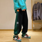 Spliced Cotton Terry Sweatpants