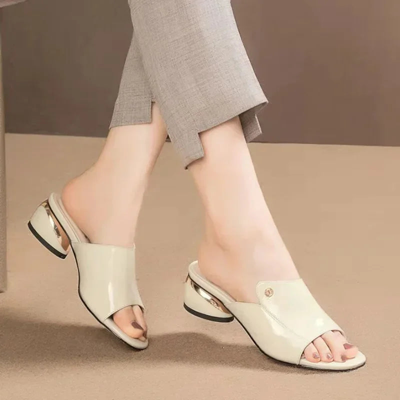 Soft Heeled Summer Sandals