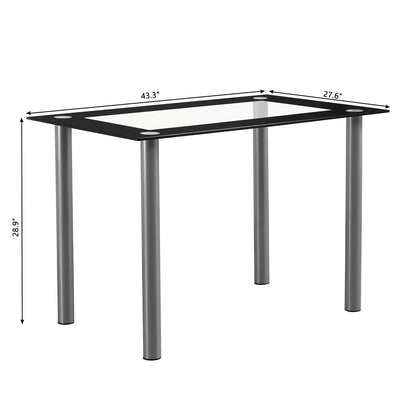 Tempered Glass Dinner Table