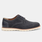 Artificial Leather Lace-Up Loafers