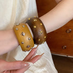Vintage Wooden Round Bangle