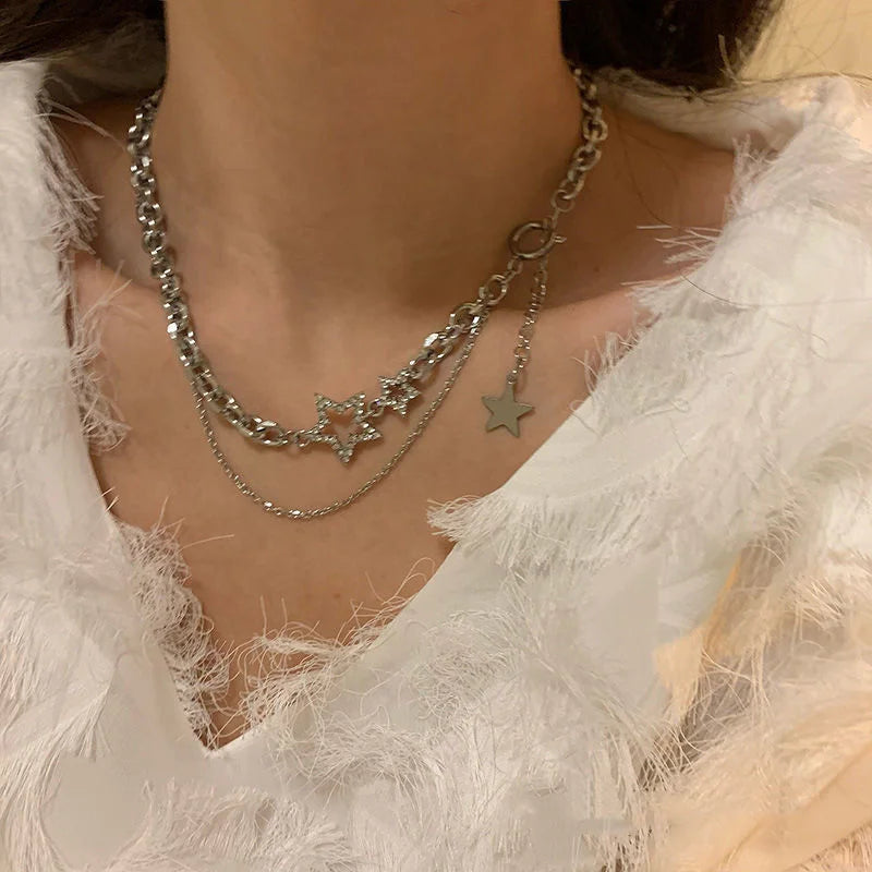Crystal Cross Pendant Necklace