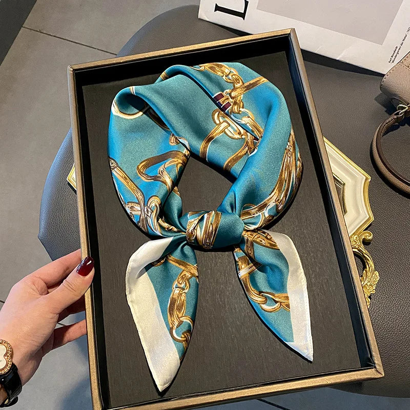 Skinny Silk Bag Ribbon Scarf