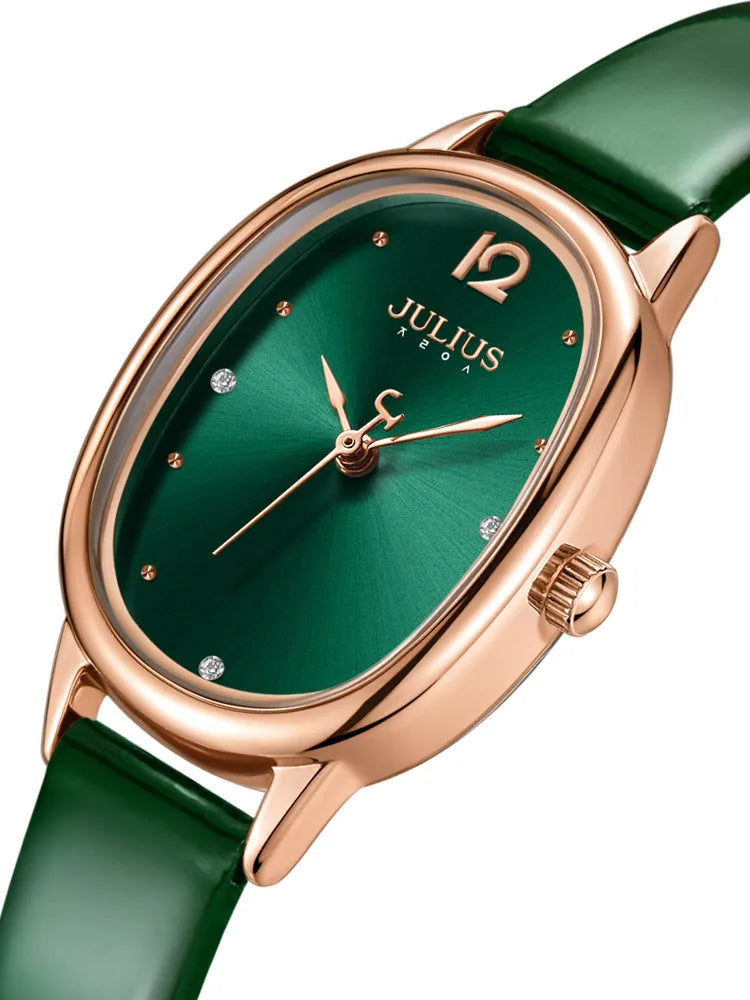 Tonneau Leather Watch