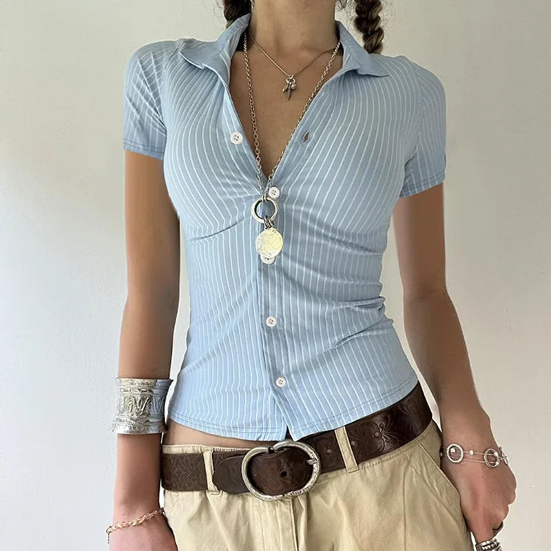 Striped Slim Shirt