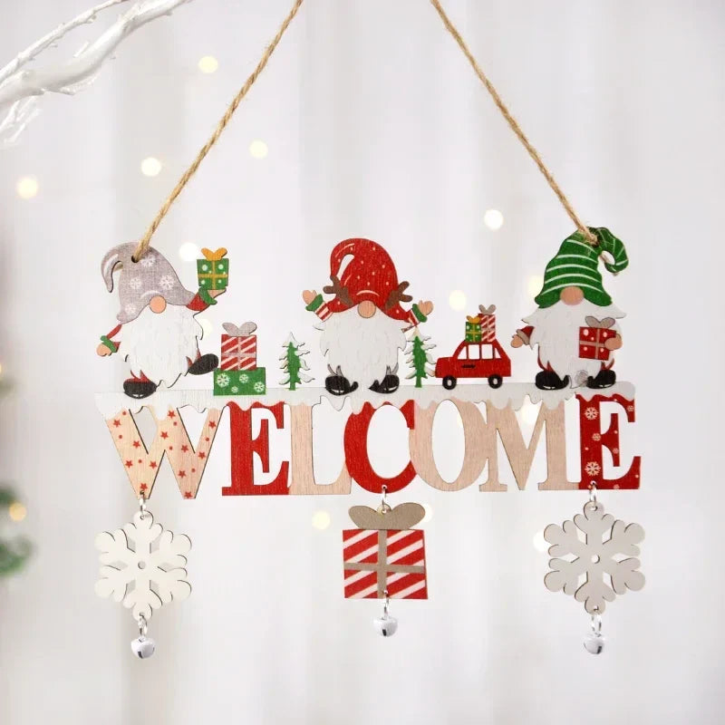 Wooden Hanging Christmas Decor