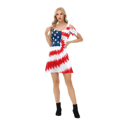 Elegant 4th of July Dress