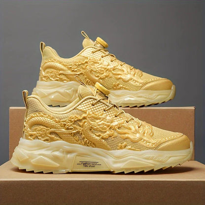Dragon Design Chunky Sneakers