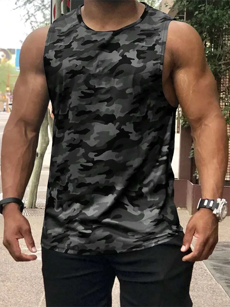 USA Flag Print Tank Top