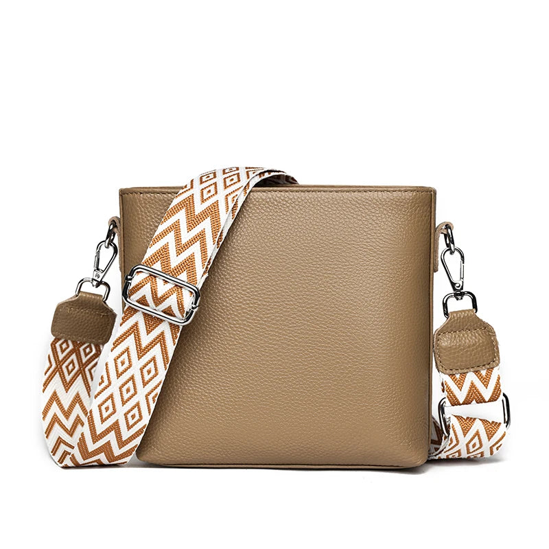 Genuine Leather Crossbody Bag