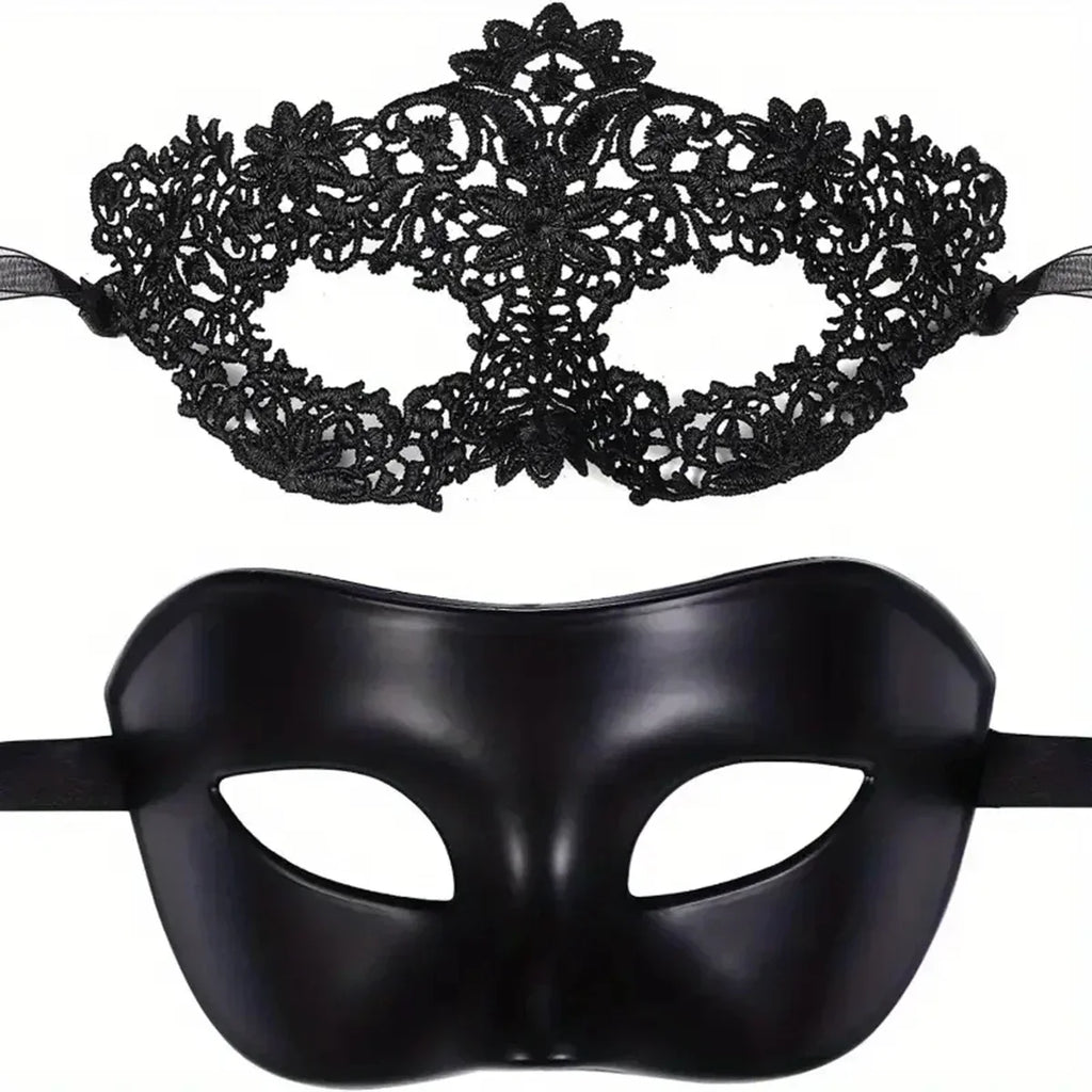 Couples Lace Masquerade Masks