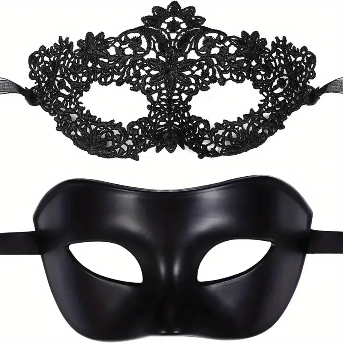 Couples Lace Masquerade Masks