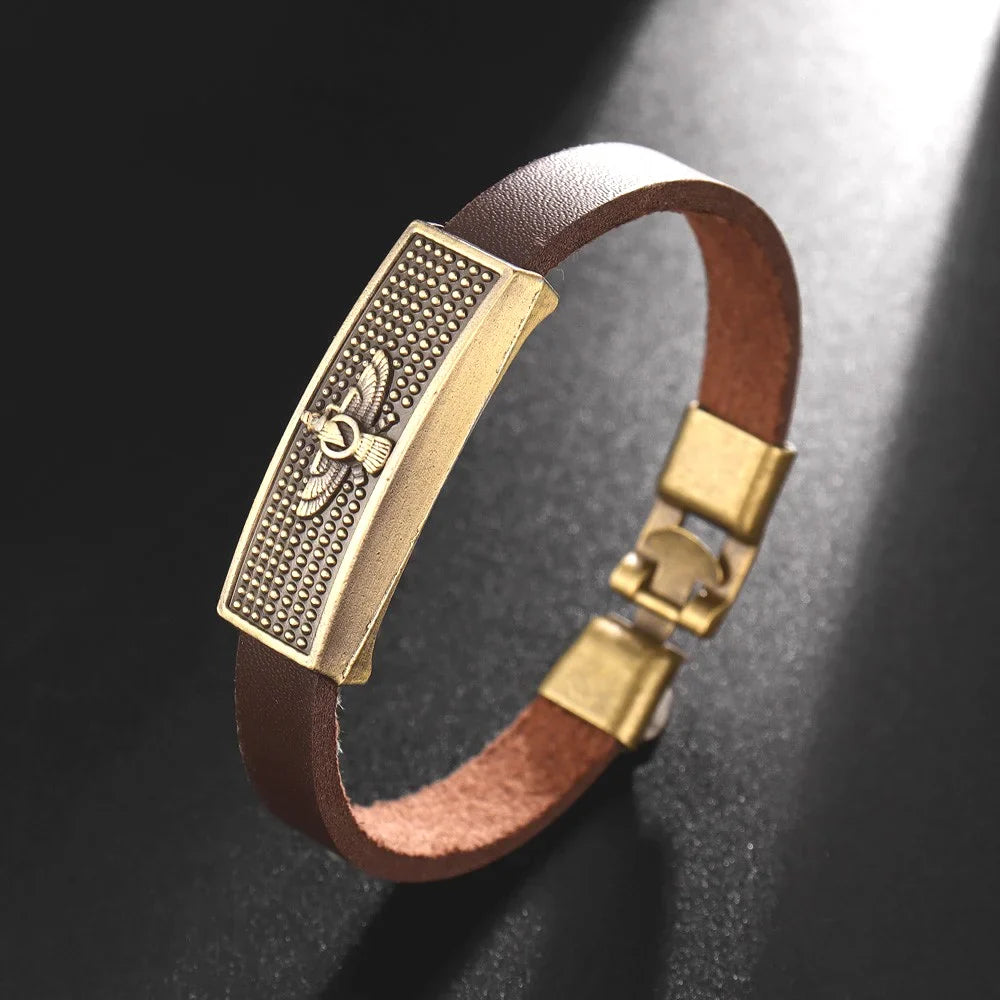 Vintage Eagle Emblem Bracelet