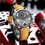 AILANG Tourbillon Leather Automatic Watch