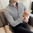 Striped Formal Business Shirt
