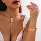Twisted Chain Choker Set