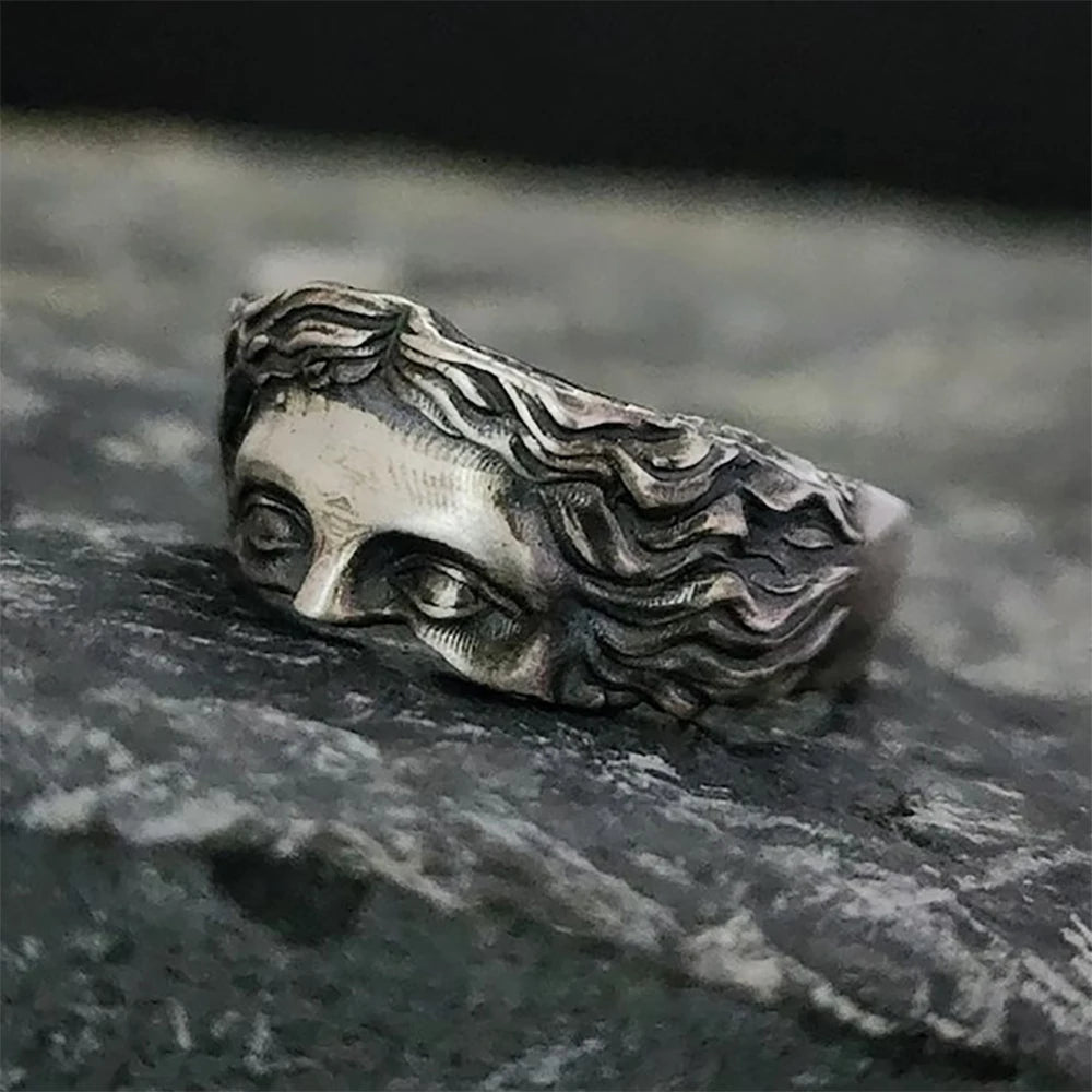 Venus Mask Adjustable Ring