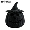 Wicker Pumpkin Lantern Storage Box