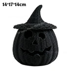 Wicker Pumpkin Lantern Storage Box