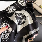 Real Silk 53cm Printed Scarf