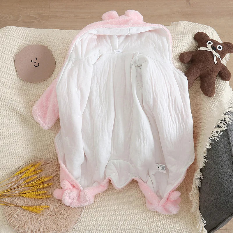 Cute Plush Baby Romper