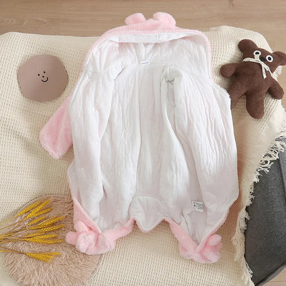 Cute Plush Baby Romper