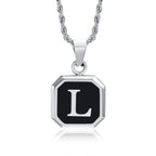 Initials Letter Pendant Necklace