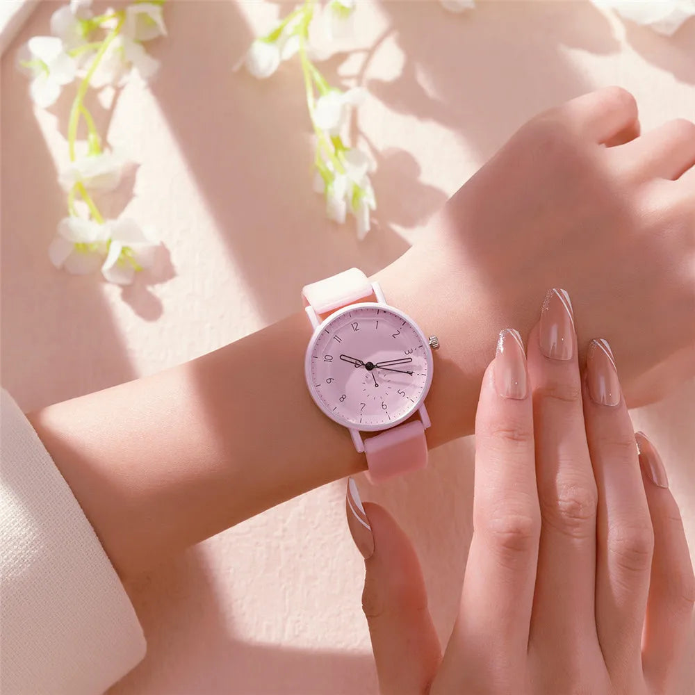 Pink Digital Women Watch