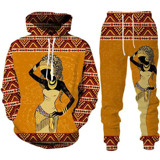African Print Tracksuit