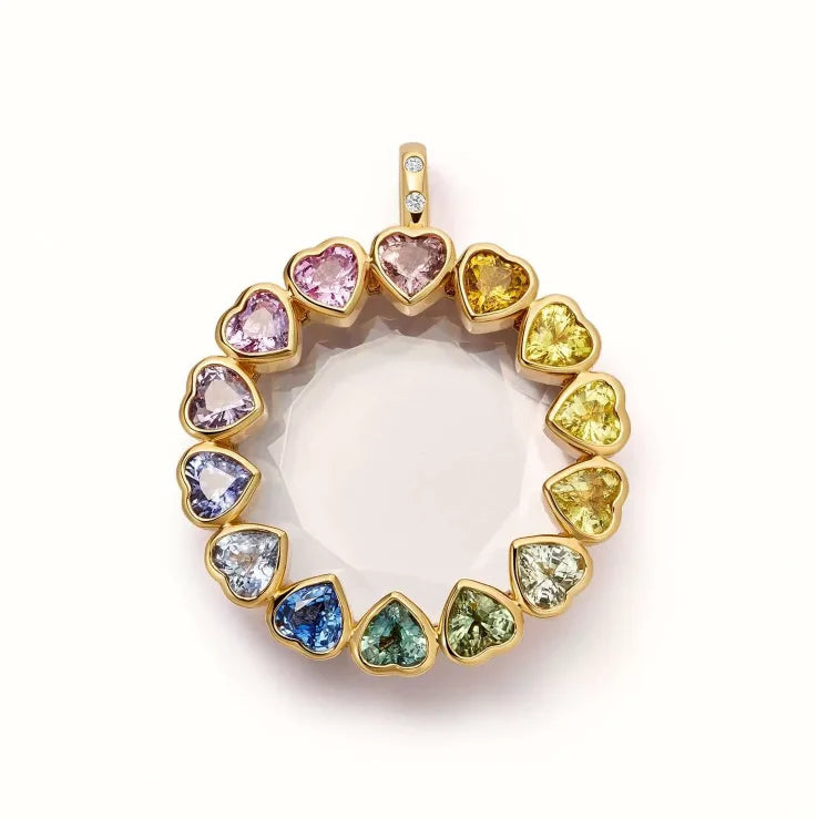 Neo Gothic Heart Pendant Necklace