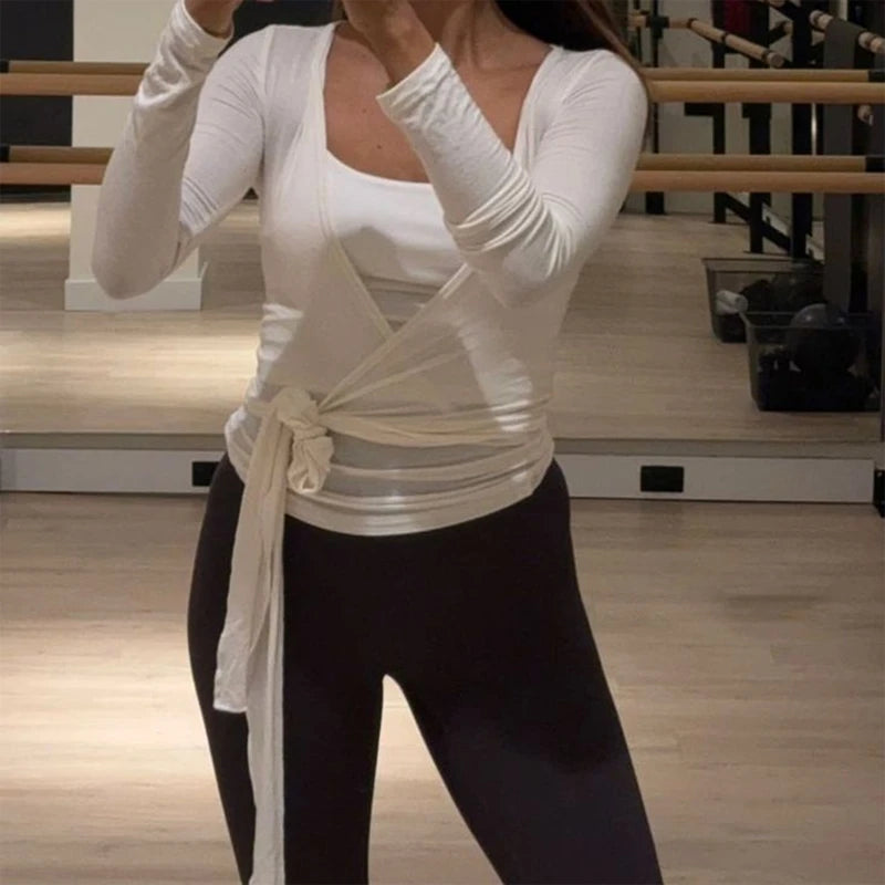 Wrap-Tie Crop Top