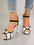 Top Sandals Fish Mouth Platform