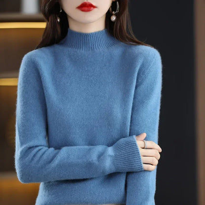 Basic Half-High Collar Sweater