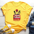 Retro Character Graphic Print T-Shirt