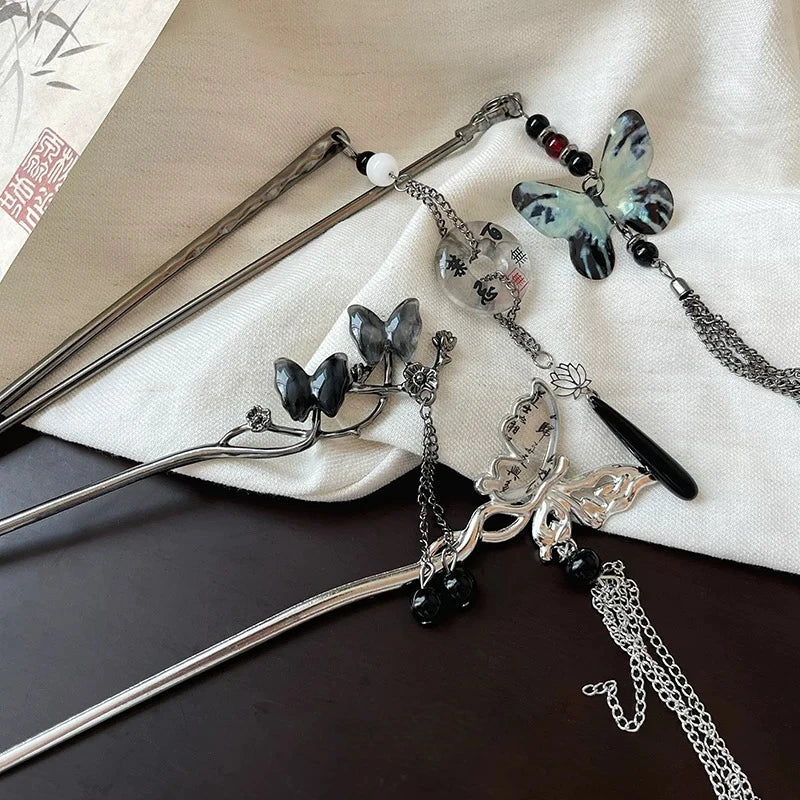 Elegant Butterfly Hair Stick