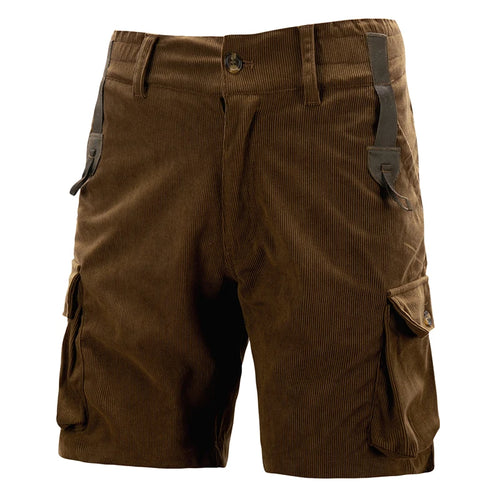 Corduroy Straight Cargo Shorts