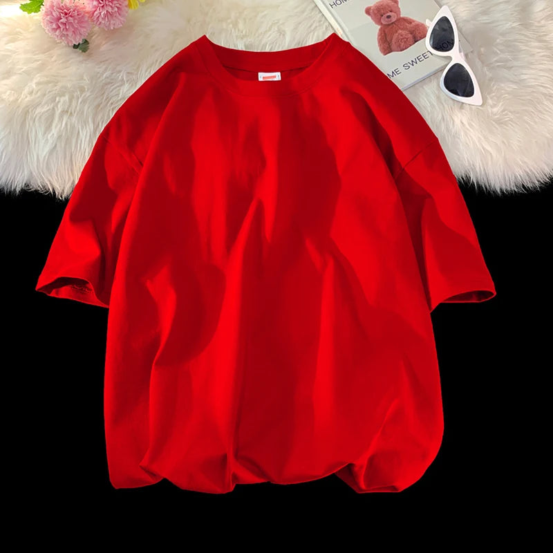 Oversized Cotton Casual Tee