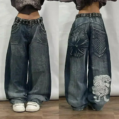 Joker embroidered jeans